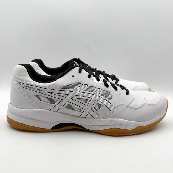 Asics Mens Gel-Renma Pickleball Shoes US 11.5 EU 46 White Black Athletic NIB main image 11
